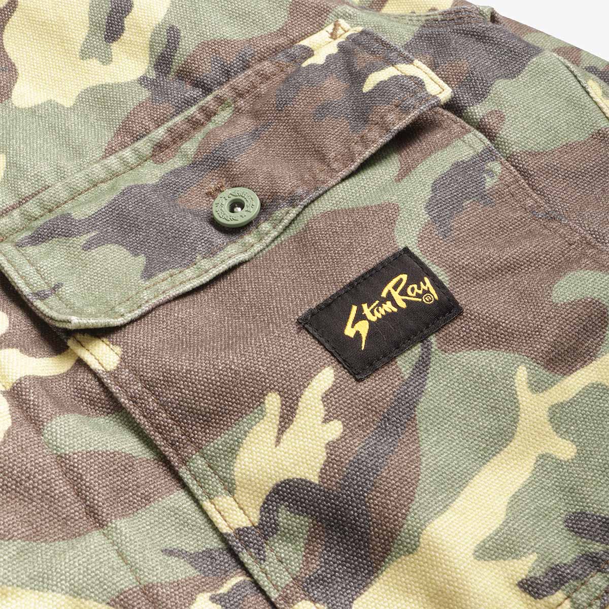 main Stan Ray Lined Trucker Jacket, Woodland DPM Duck, Detail Shot 5