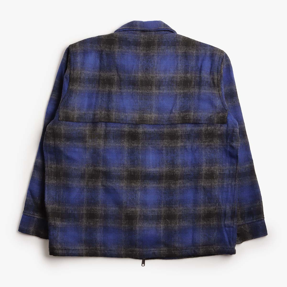 main Stan Ray Mackinaw Jacket, Navy Plaid, Detail Shot 2