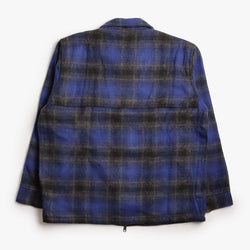 thumbnail Stan Ray Mackinaw Jacket, Navy Plaid, Detail Shot 2