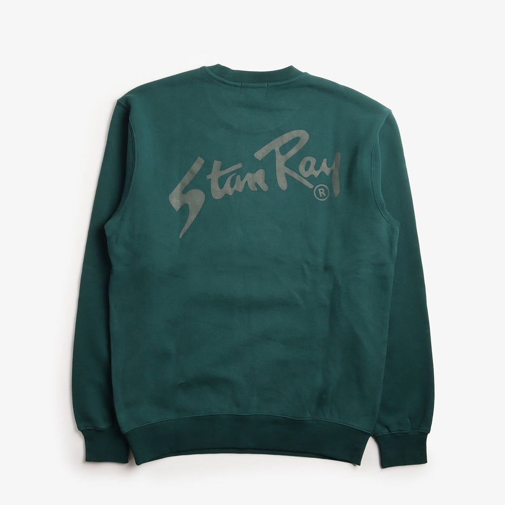 Stan Ray OG Crew Sweatshirt, Botanical Green, Detail Shot 4