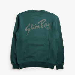 thumbnail Stan Ray OG Crew Sweatshirt, Botanical Green, Detail Shot 4