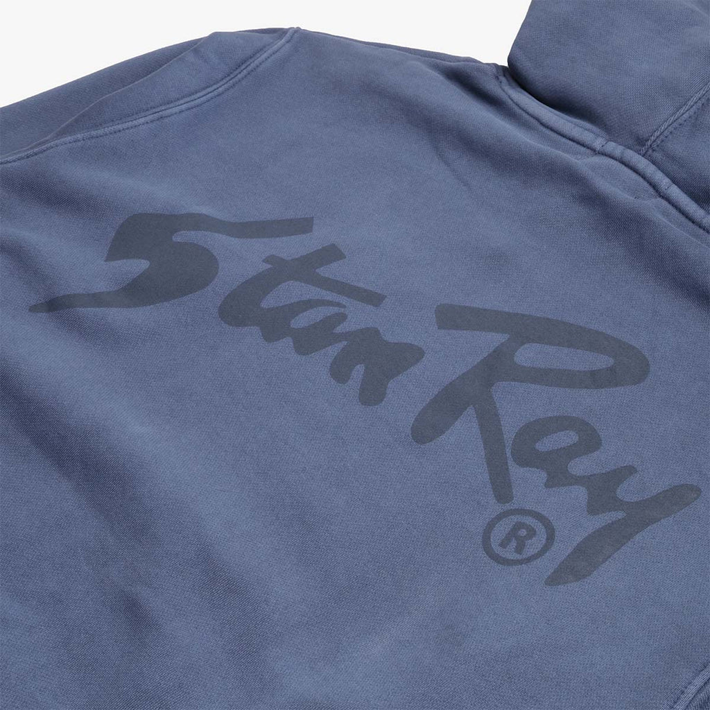 Stan Ray OG Hoodie, Washed Navy, Detail Shot 5