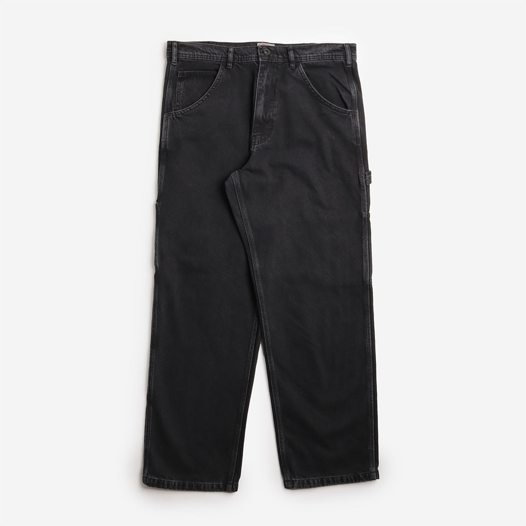 Stan Ray OG Painter Pant, Stonewashed Black Denim, Detail Shot 1
