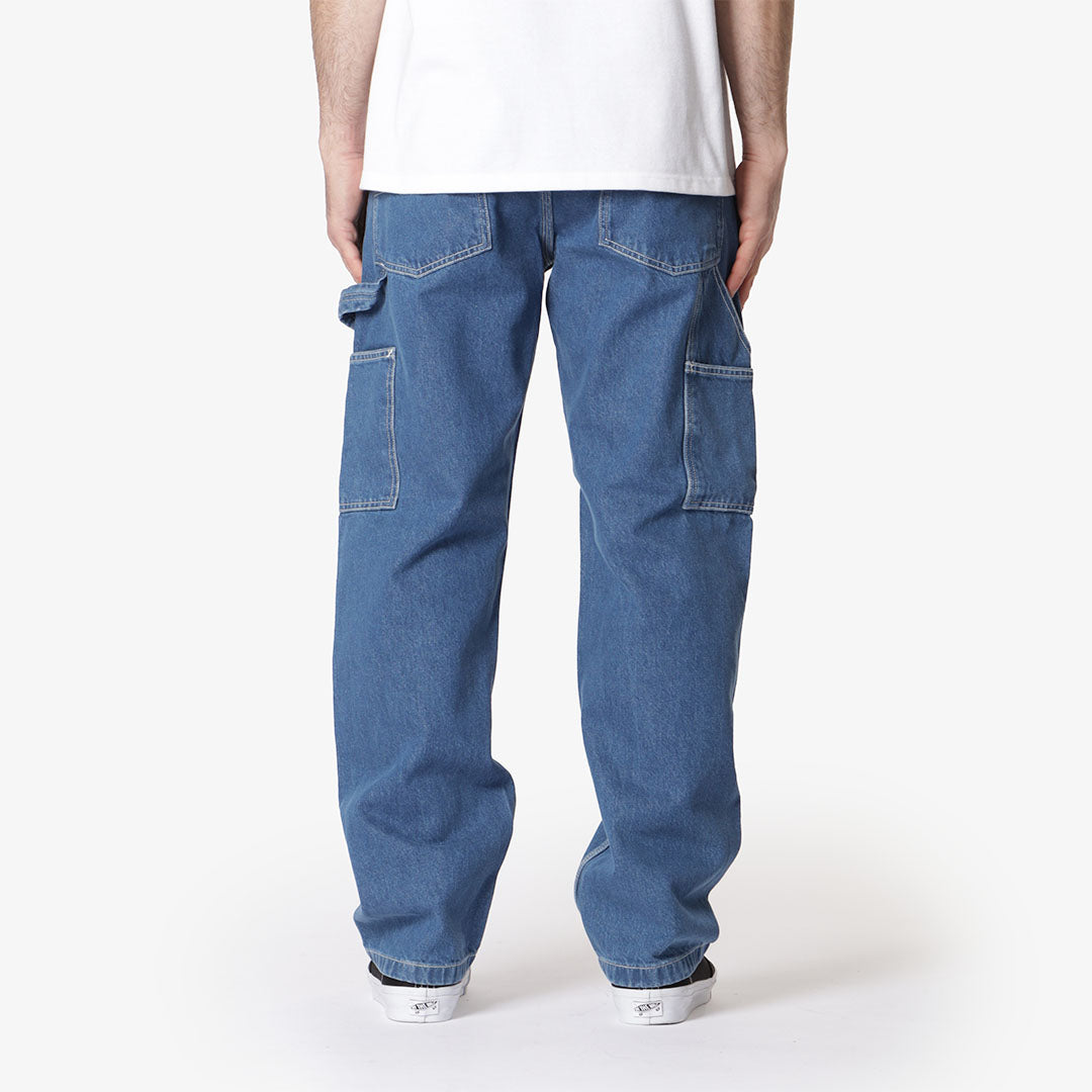 Stan Ray OG Painter Pant, Mid Stonewash Denim, Detail Shot 2