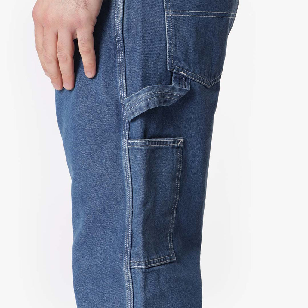 Stan Ray OG Painter Pant, Mid Stonewash Denim, Detail Shot 4