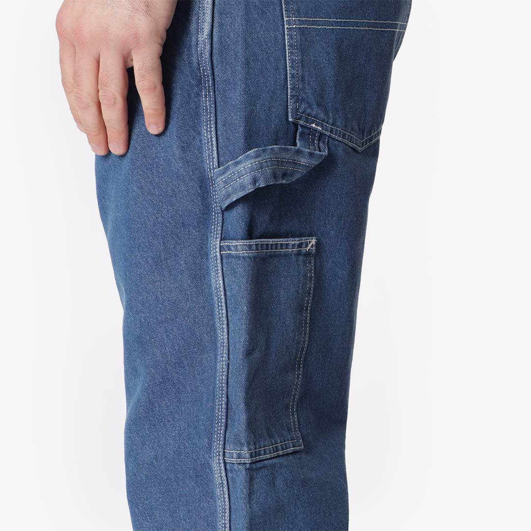 Stan Ray OG Painter Pant, Mid Stonewash Denim, Detail Shot 4