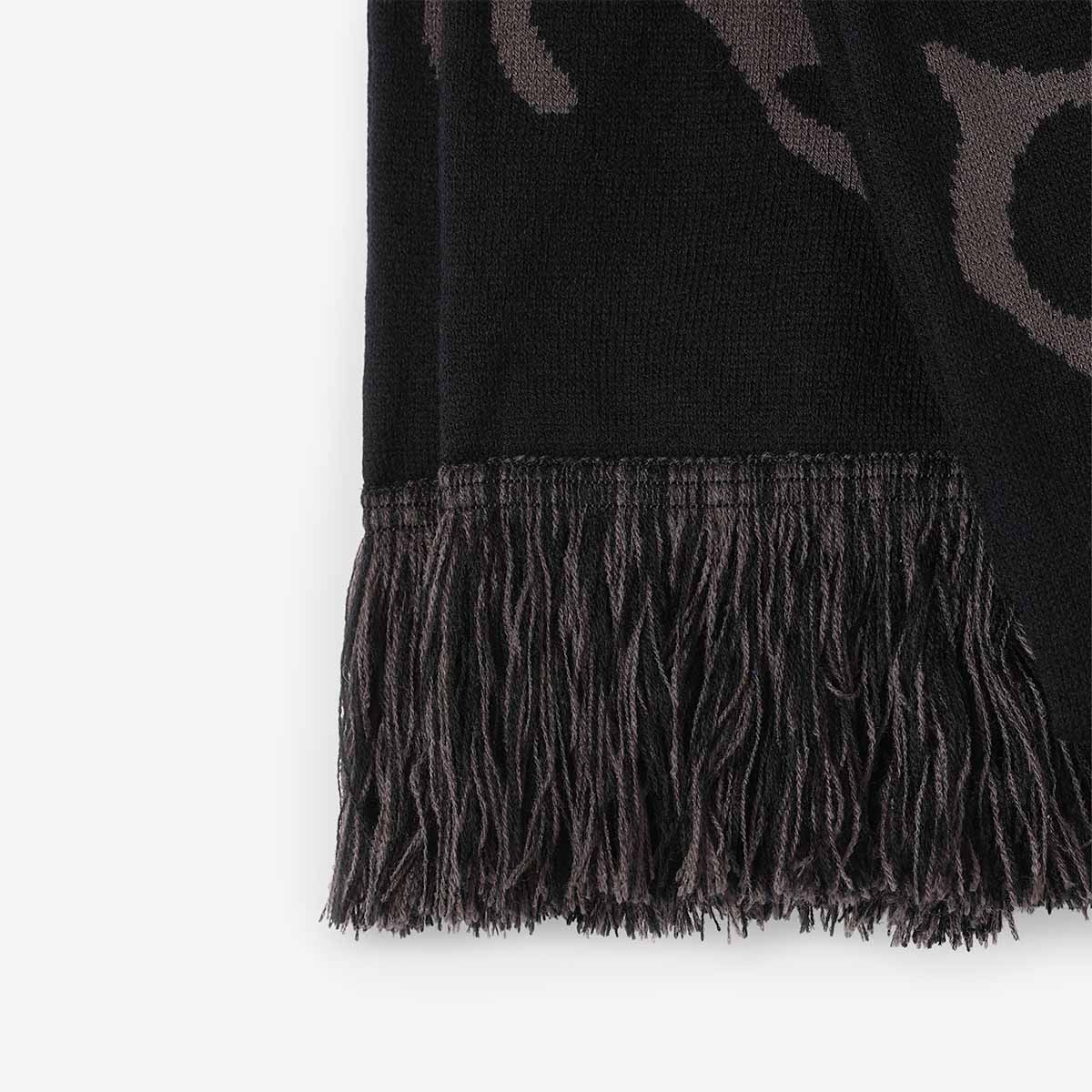 main Stan Ray Olde English Scarf, Black, Detail Shot 2