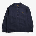 Stan Ray Painters Pop Over Shirt, Navy Bedford, Detail Shot 1