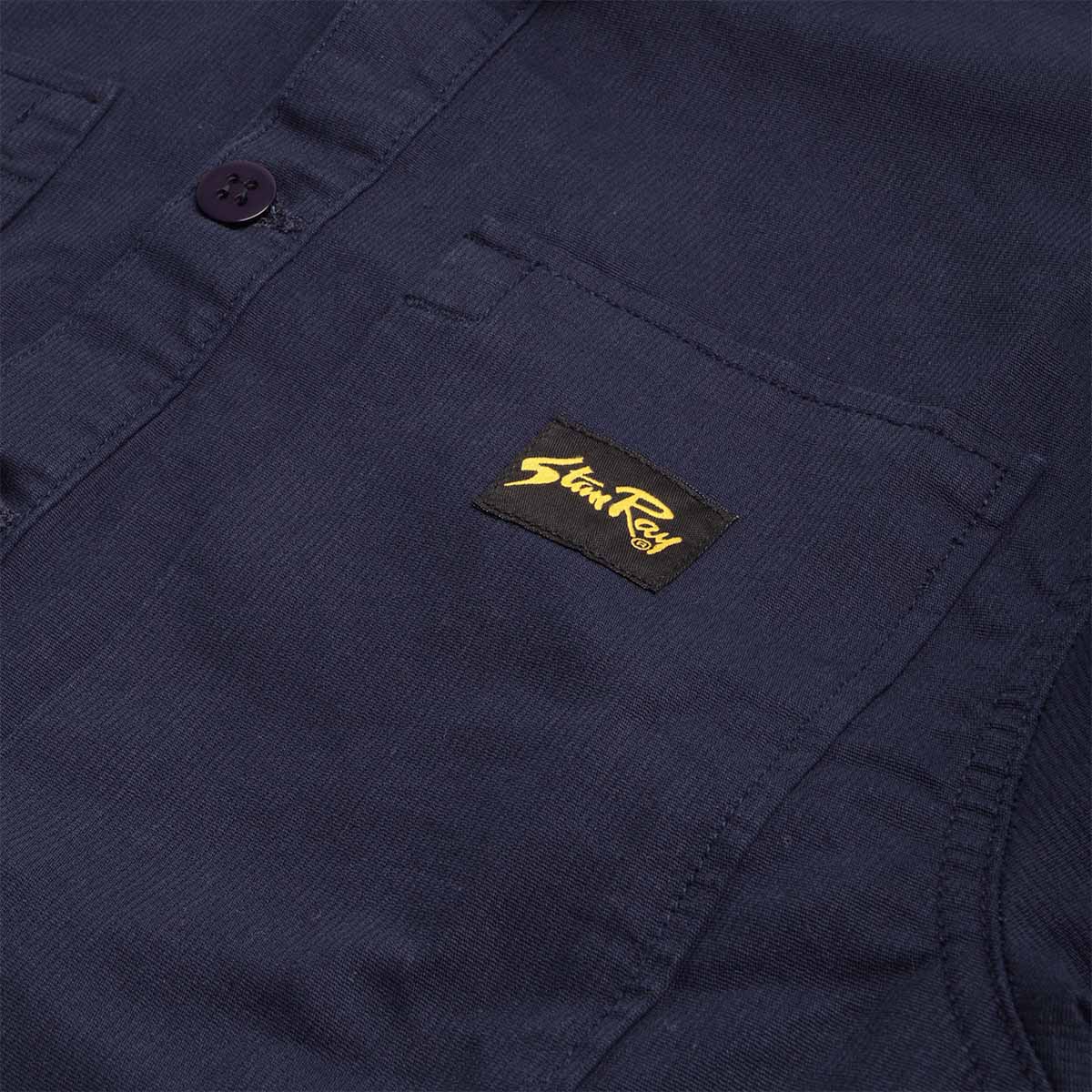 Stan Ray Painters Pop Over Shirt, Navy Bedford, Detail Shot 2