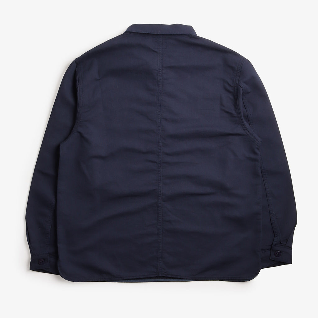 Stan Ray Painters Pop Over Shirt, Navy Bedford, Detail Shot 4