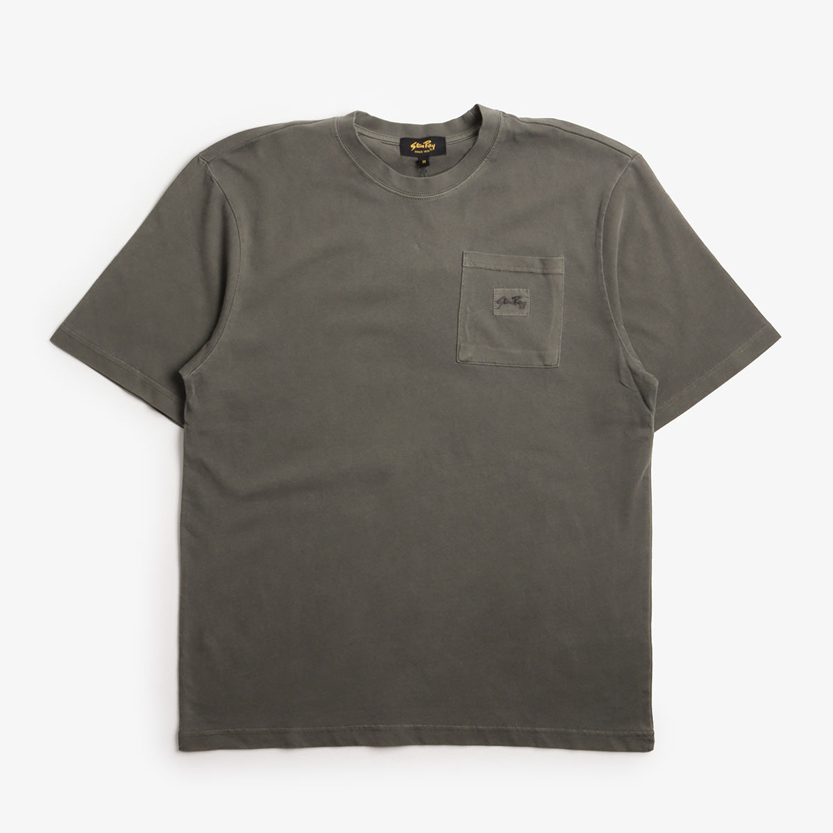 Stan Ray Patch Pocket T-Shirt, Washed Black, Detail Shot 1