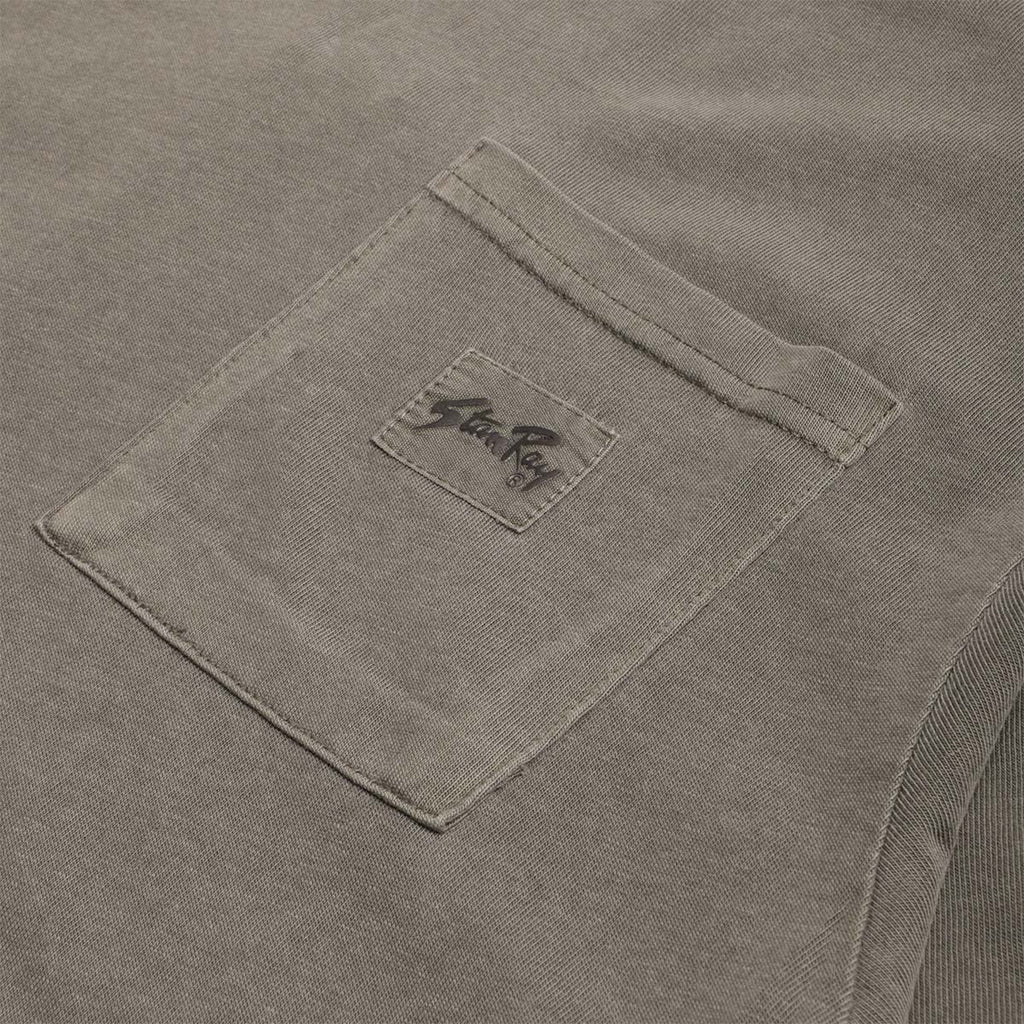 Stan Ray Patch Pocket T-Shirt, Washed Black, Detail Shot 2