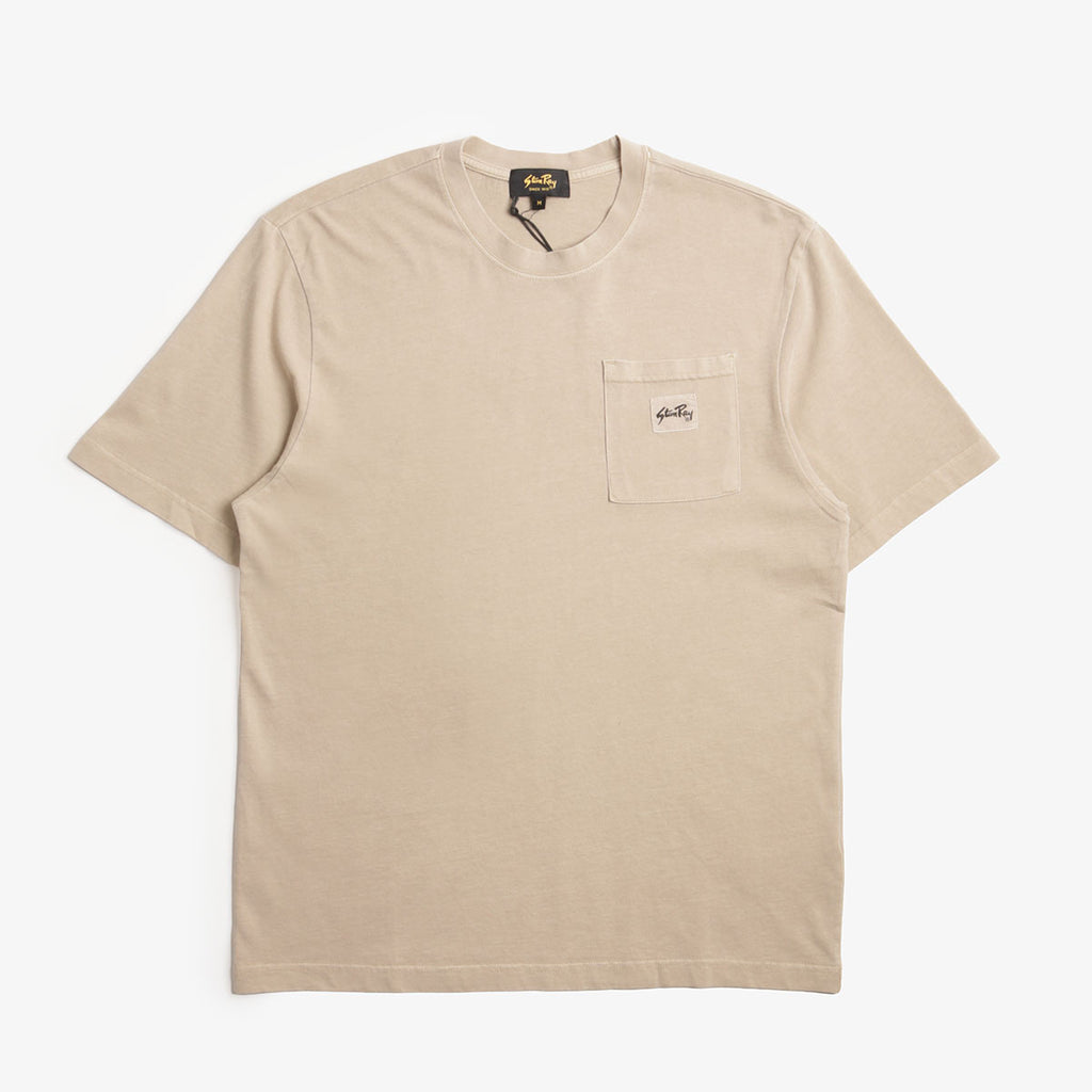 Stan Ray Patch Pocket T-Shirt, Eucalyptus, Detail Shot 1