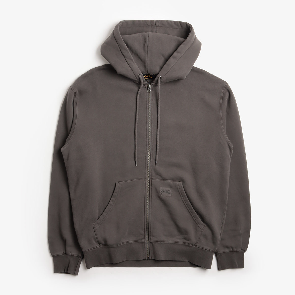 Stan Ray Patch Zip Hoodie, Raven Black, Detail Shot 1