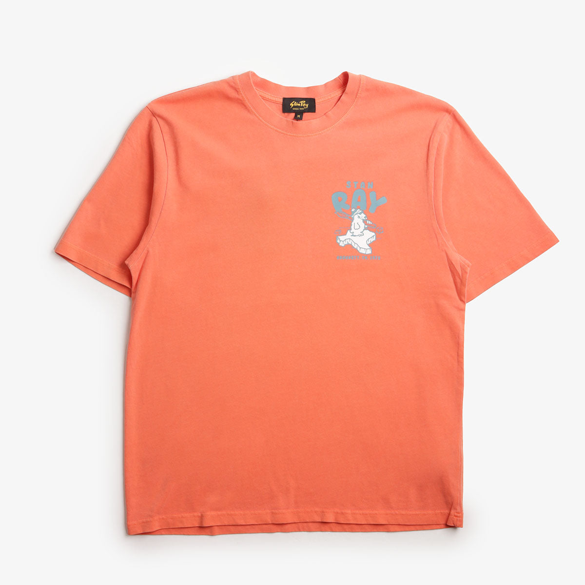 Stan Ray Polar State T-Shirt, Washed Red, Detail Shot 1