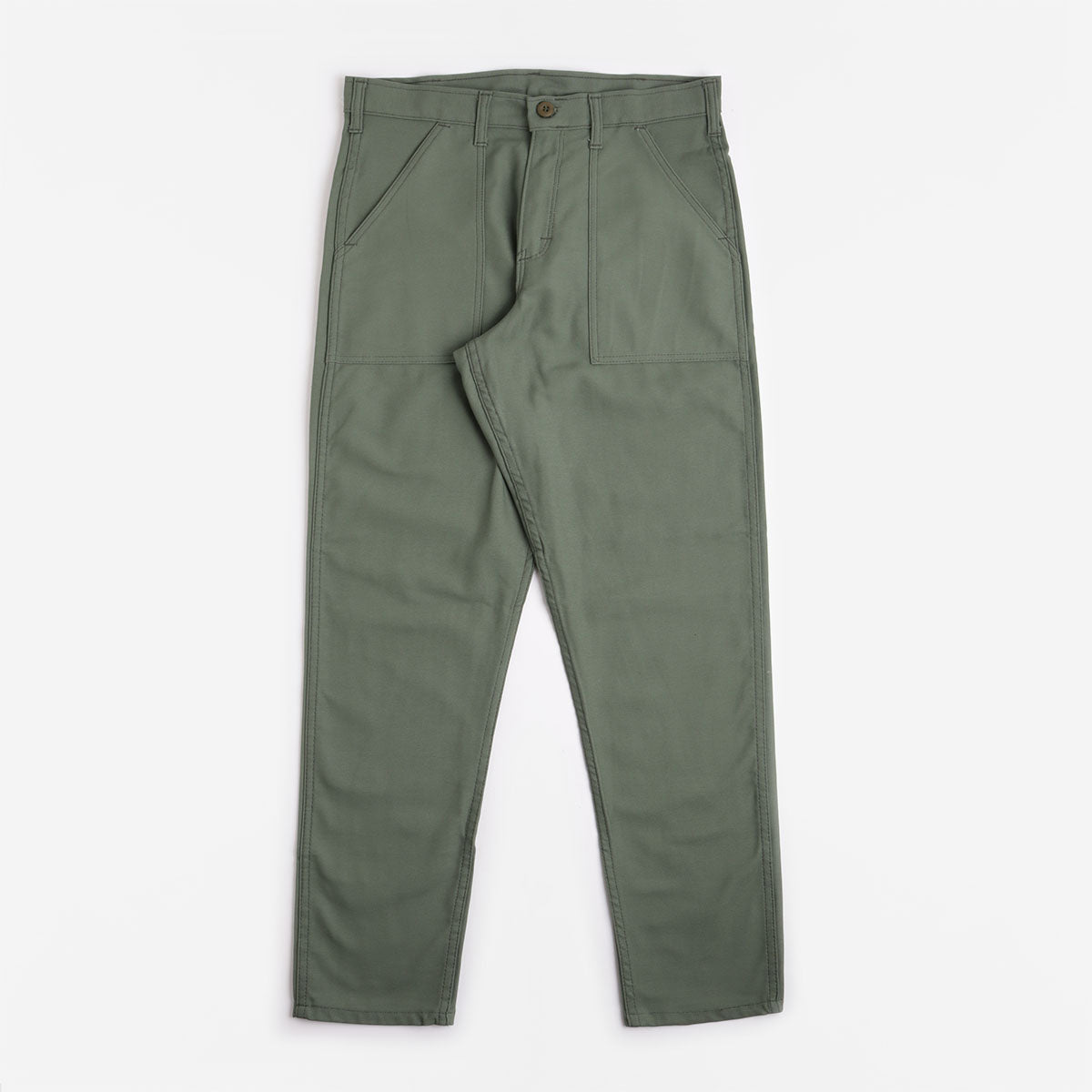 Stan Ray Slim Fit 4 Pocket Fatigue Pant - 1300 series, Olive Sateen, Detail Shot 2