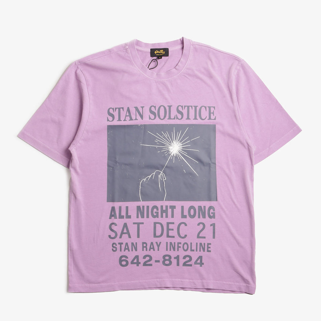 Stan Ray Solstice T-Shirt, Washed Lavendar, Detail Shot 1