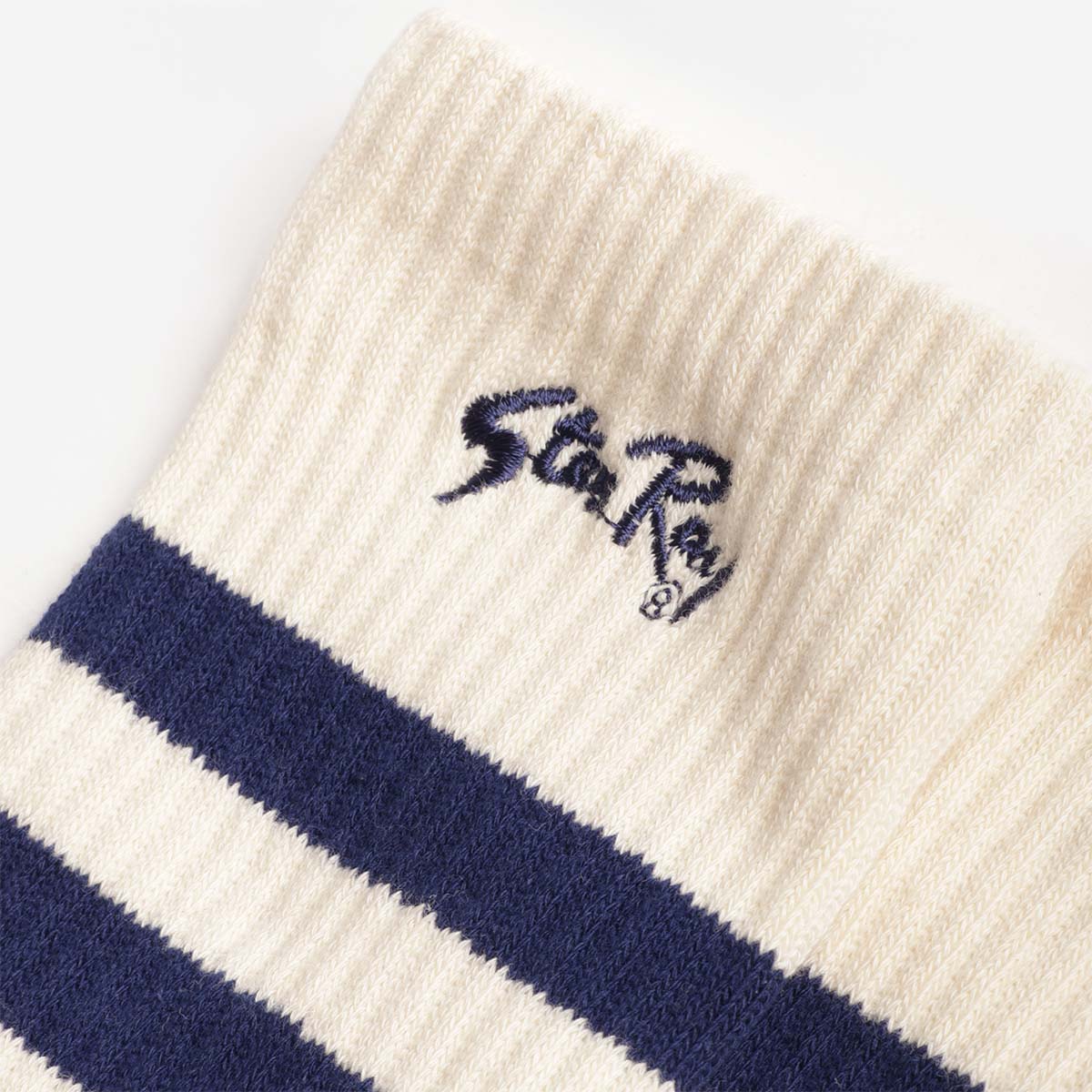 Stan Ray Sports Socks, Natural Navy, Detail Shot 3
