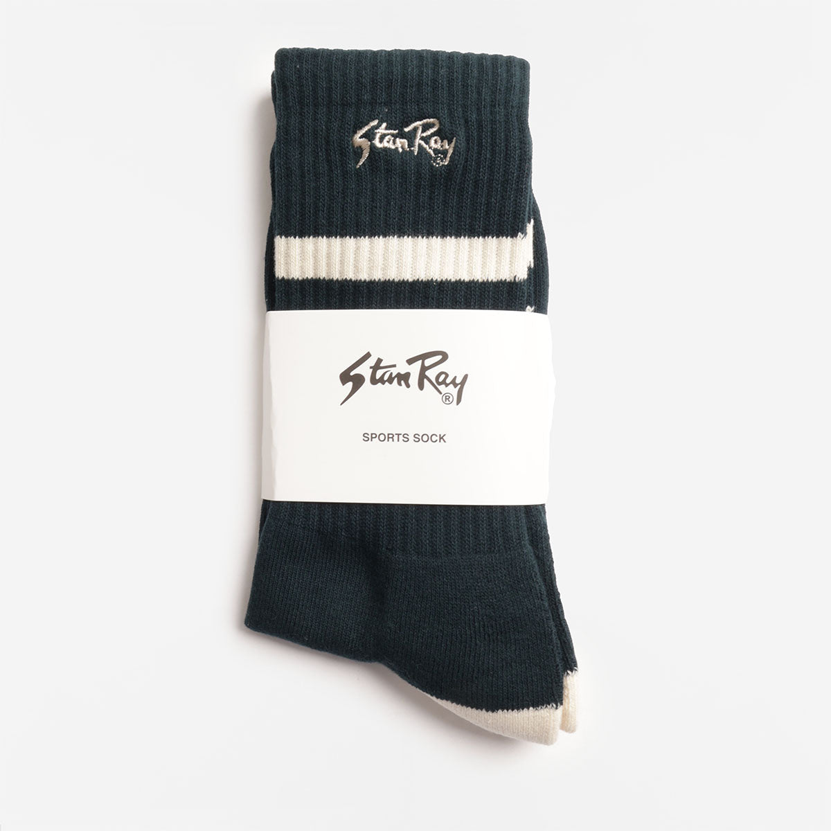 main Stan Ray Sports Socks, Botanical Green Natural, Detail Shot 2