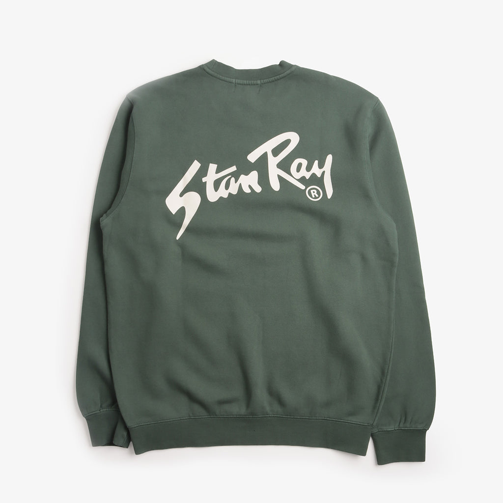 Stan Ray Stan OG Crew in Washed Pineneedle, back print