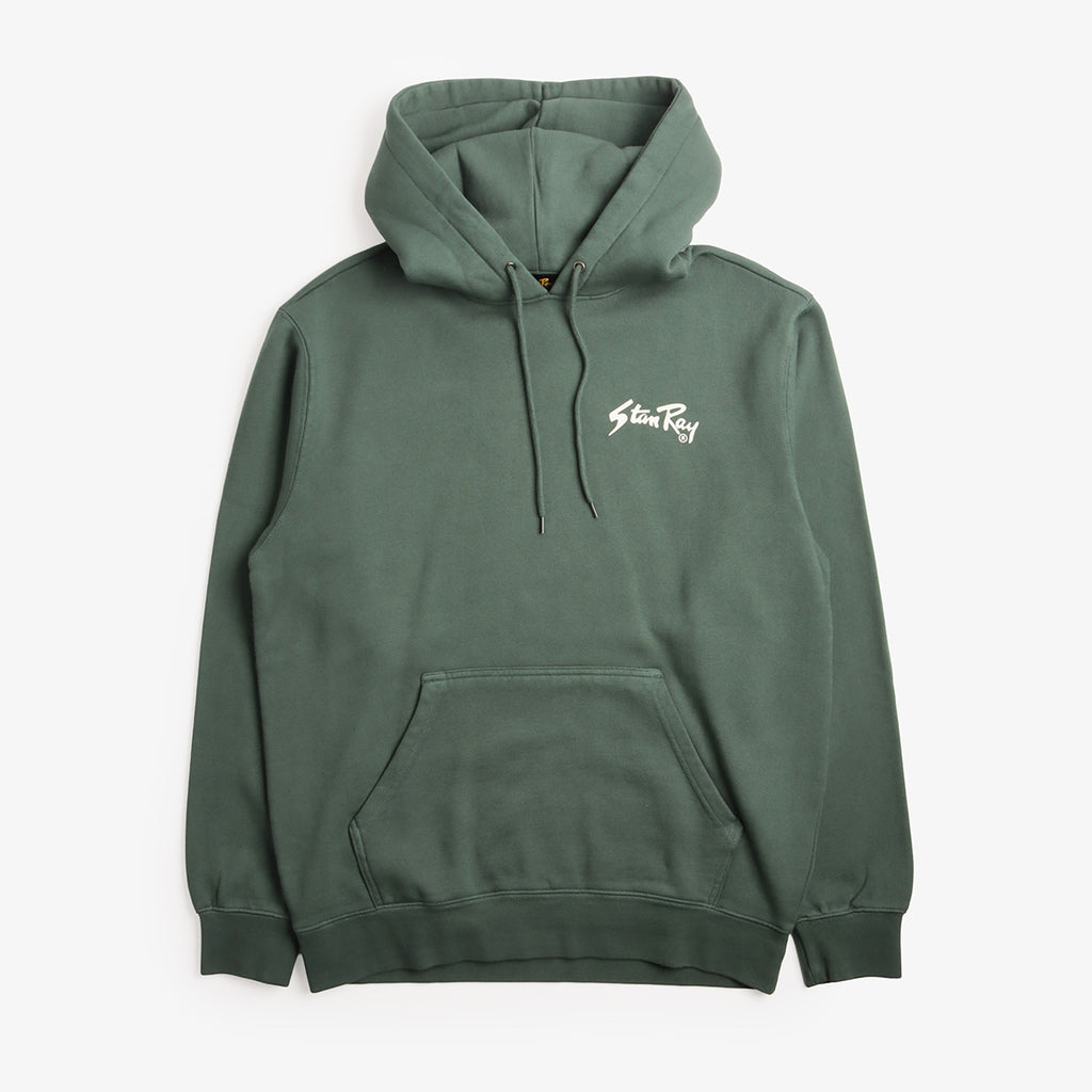 Stan Ray Stan OG Hoodie in Washed Pineneedle, front view