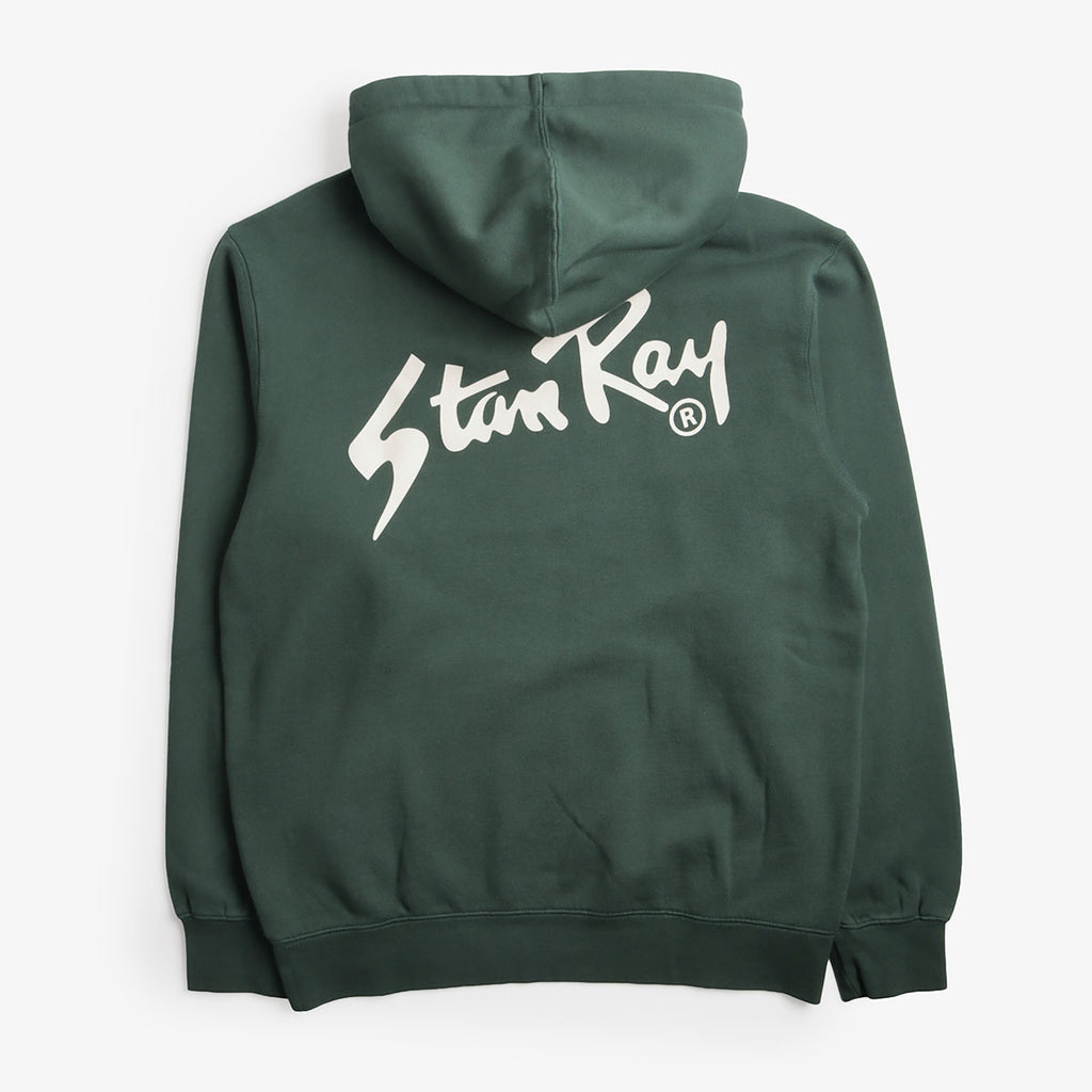 Stan Ray Stan OG Hoodie in Washed Pineneedle, back print
