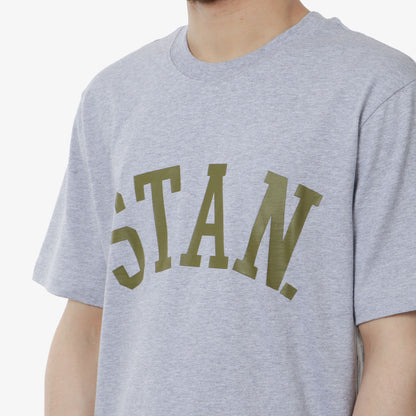 Stan Ray Stan Serif T-Shirt, Grey, Detail Shot 2