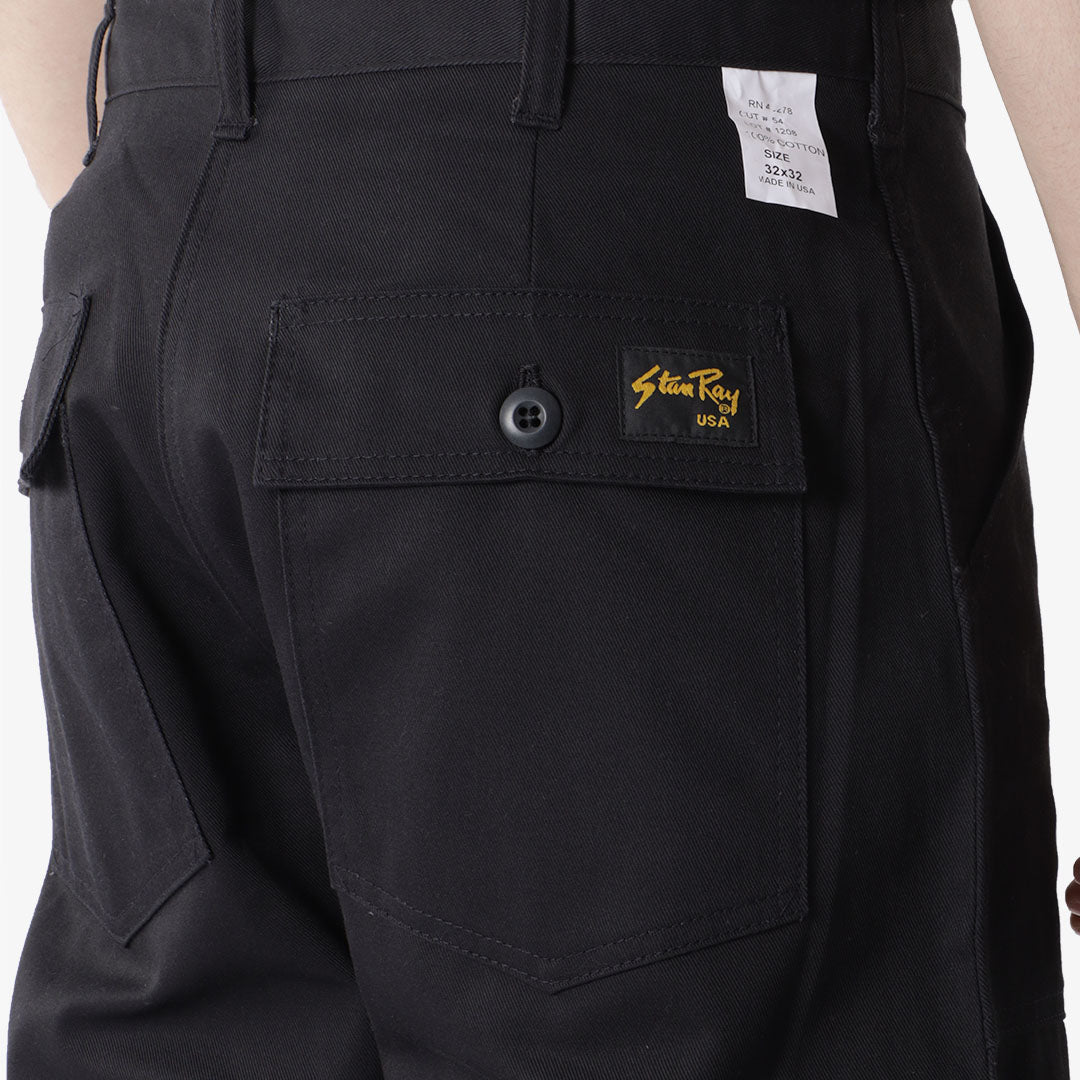 Stan Ray Taper Fit Fatigue Pant - 1200 Series, Black Twill, Detail Shot 4