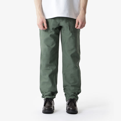 Stan Ray Taper Fit Fatigue Pant - 1200 Series, Olive Sateen, Detail Shot 1