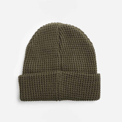 thumbnail Stan Ray Waffle Beanie, Olive, Detail Shot 3