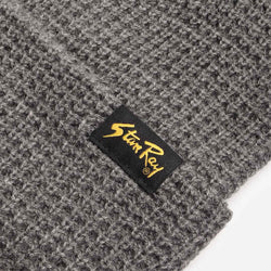 thumbnail Stan Ray Waffle Beanie, Charcoal, Detail Shot 2