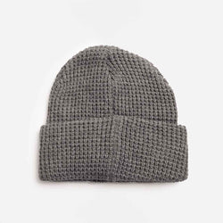 thumbnail Stan Ray Waffle Beanie, Charcoal, Detail Shot 3