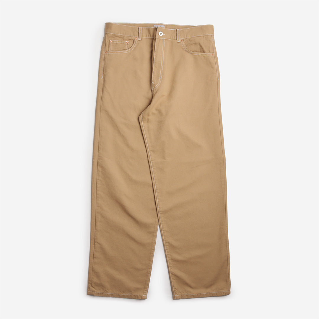 Stan Ray Wide 5 Pant, Khaki Bedford, Detail Shot 1