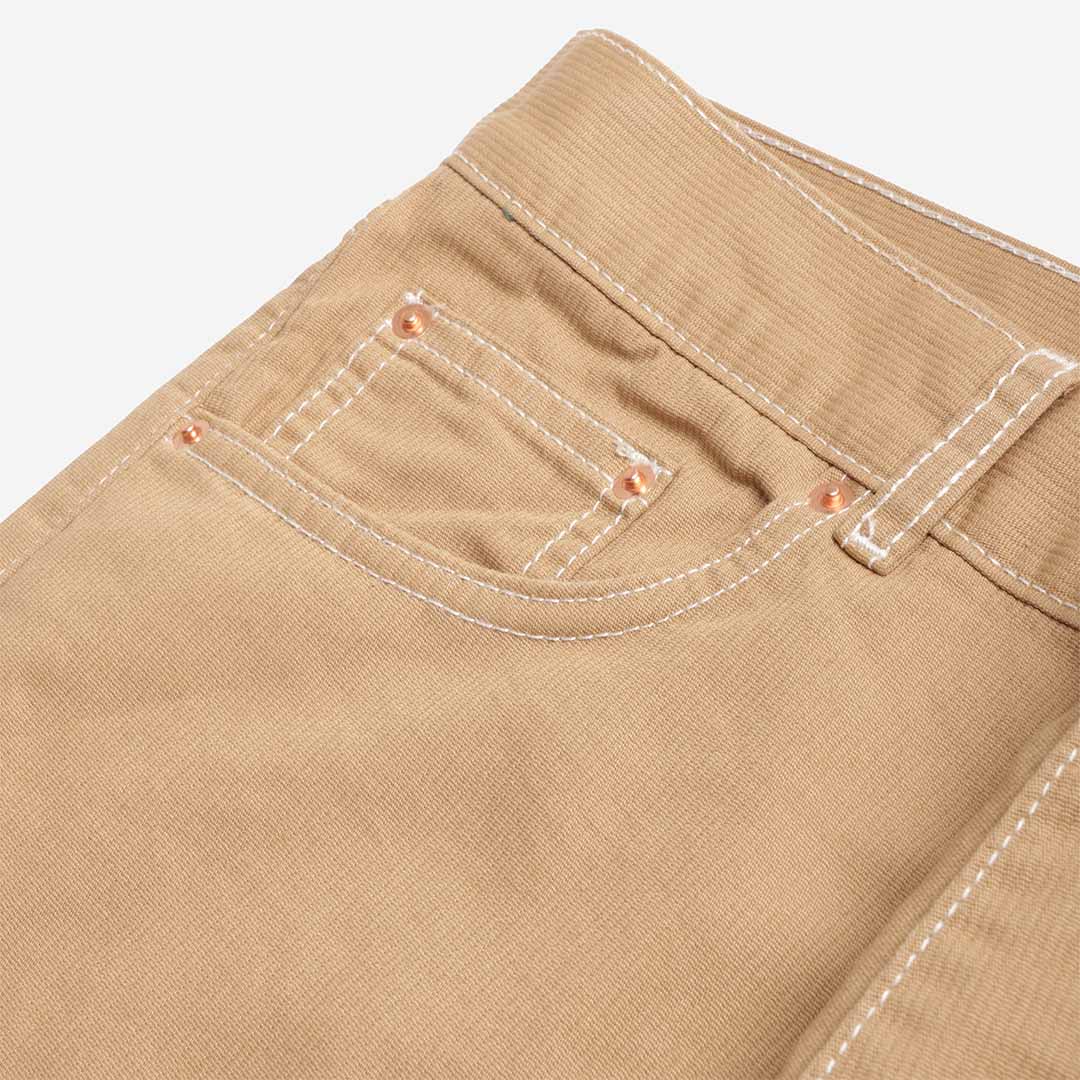 Stan Ray Wide 5 Pant, Khaki Bedford, Detail Shot 5