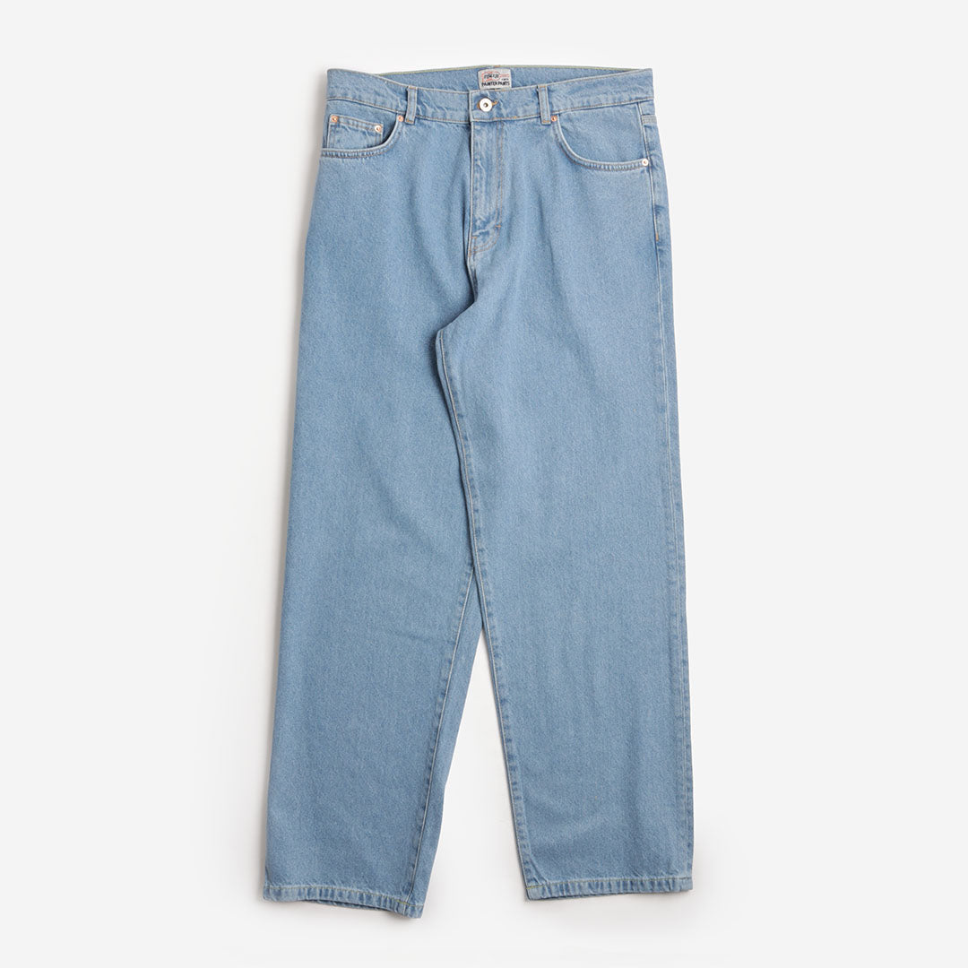 Stan Ray Wide 5 Pant, Mid Stone Denim, Detail Shot 1