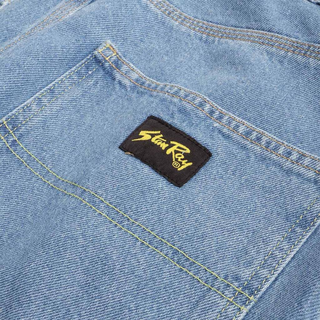Stan Ray Wide 5 Pant, Mid Stone Denim, Detail Shot 4