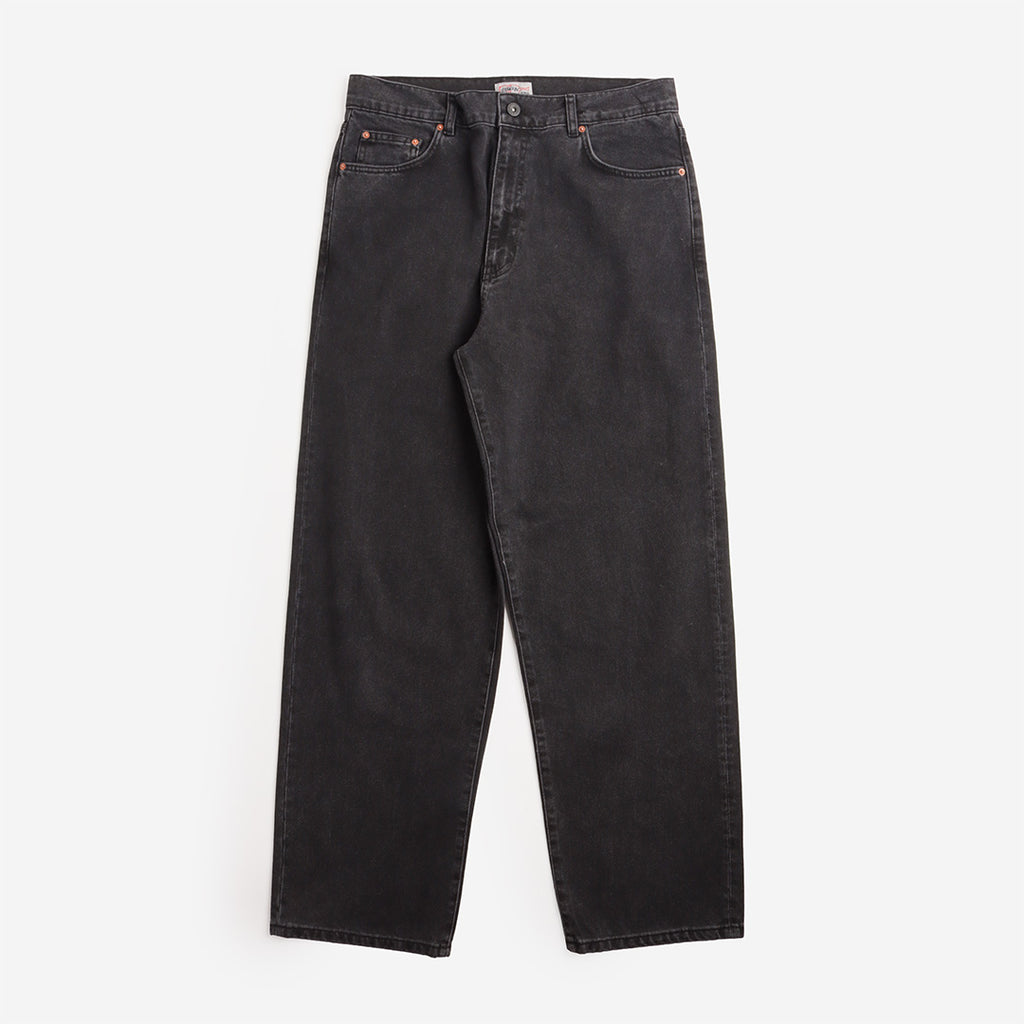 Stan Ray Wide 5 Pant in Washed Black, front view