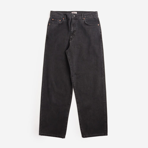 Stan Ray Wide 5 Pant in Washed Black, front view