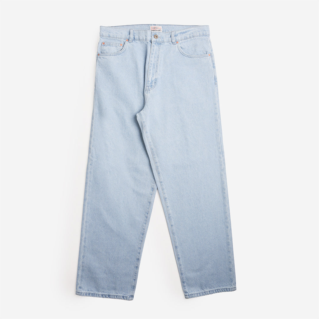 Stan Ray Wide 5 Pant in Mid Wash Denim, front view