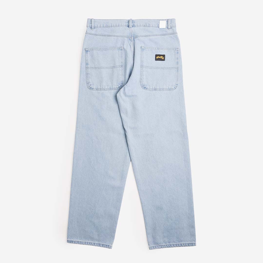 Stan Ray Wide 5 Pant in Mid Wash Denim, back view