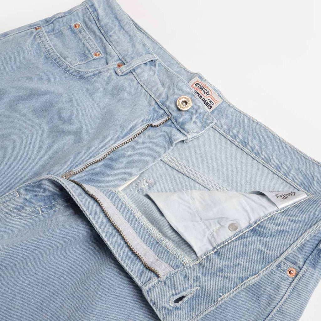 Stan Ray Wide 5 Shorts, Ice Stone Denim, Detail Shot 2