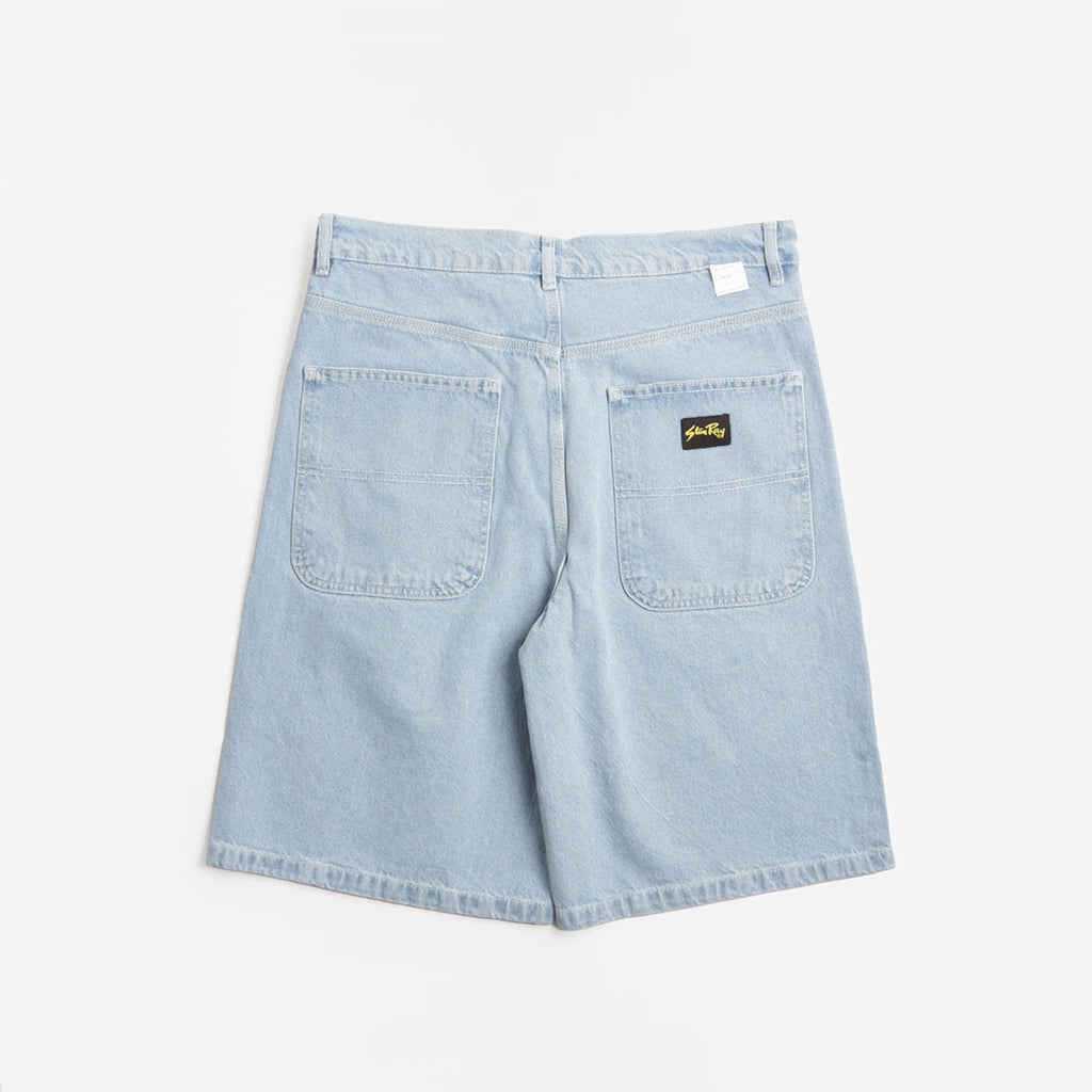 Stan Ray Wide 5 Shorts, Ice Stone Denim, Detail Shot 3