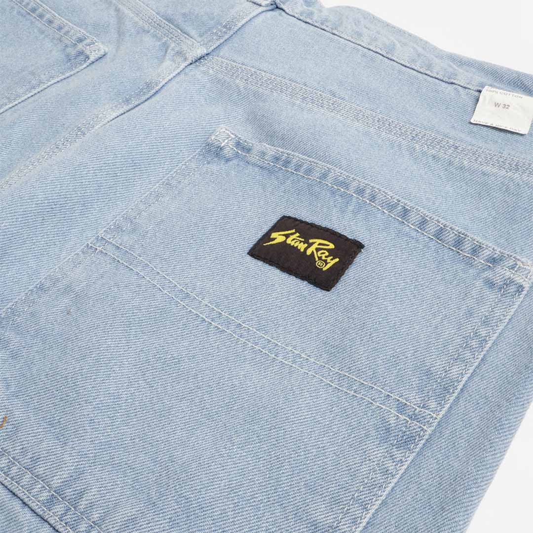 main Stan Ray Wide 5 Shorts, Ice Stone Denim, Detail Shot 4
