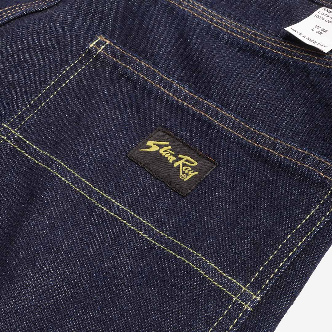 Stan Ray Wide 5 Pant, Single Rinse Denim Blue, Detail Shot 5
