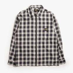 thumbnail Stan Ray Zip Shirt, Black Check, Detail Shot 1