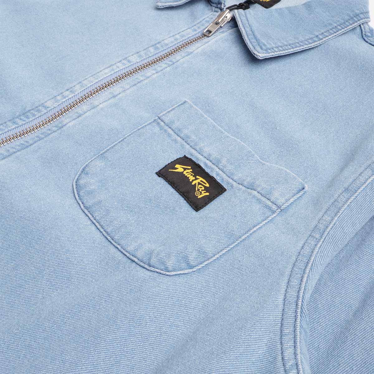 Stan Ray label on chest pocket, mid wash denim shirt