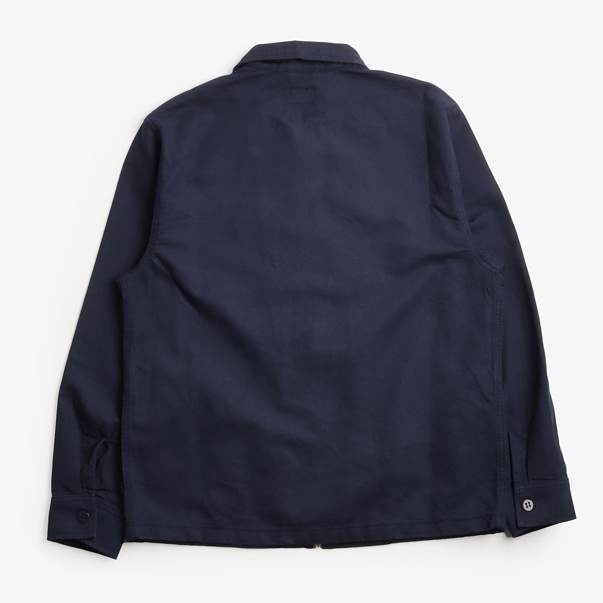 Stan Ray Zip Shirt, Navy Bedford, Detail Shot 4