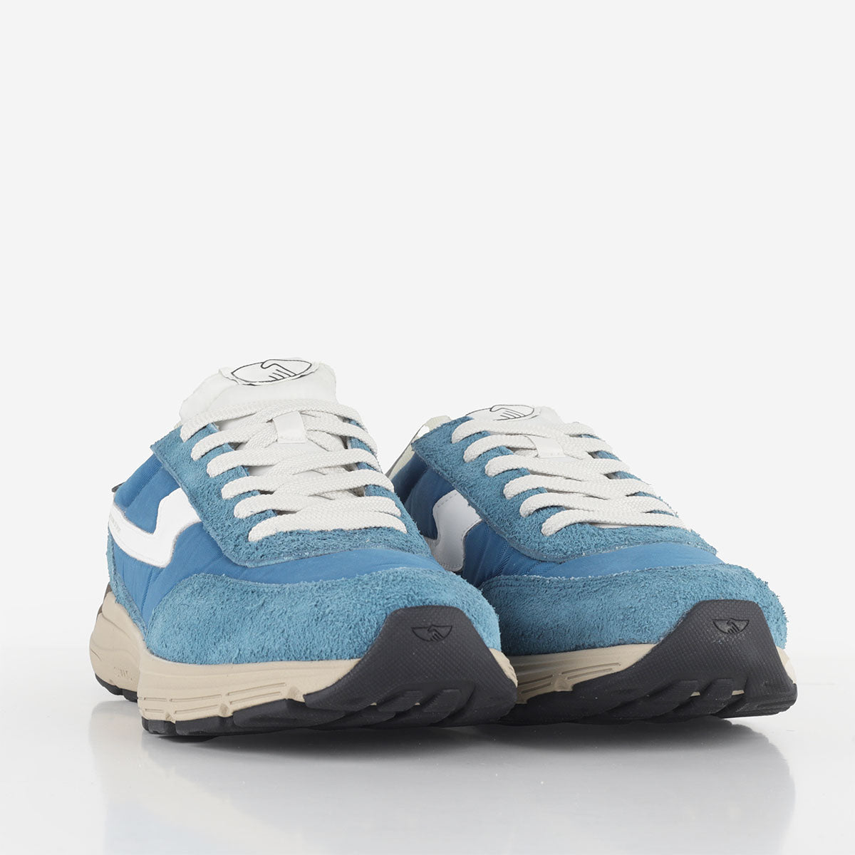 Stepney Workers Club Osier S-Strike Geo Merged II Shoes, Sea Blue, Detail Shot 2