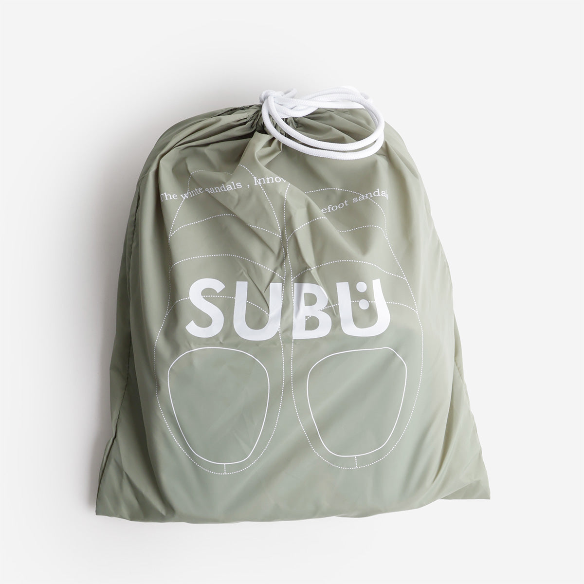 SUBU Permanent F-Line Sandals, Smoke Green, Detail Shot 5