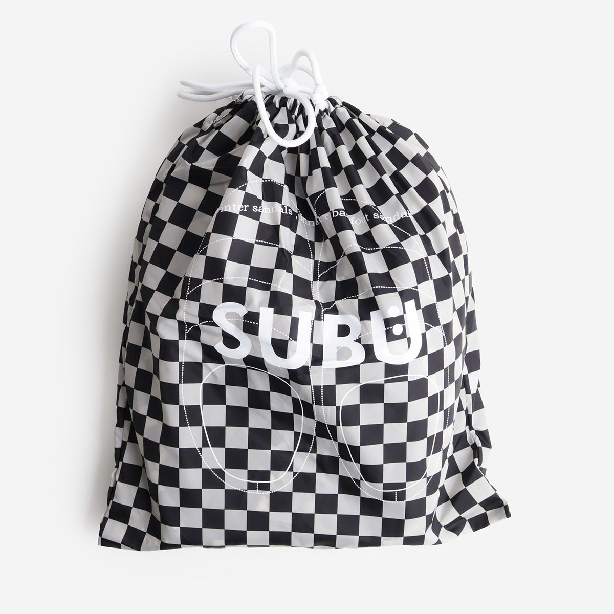 SUBU Permanent F-Line Sandals, Checker, Detail Shot 5